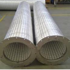 Fiber bed demister